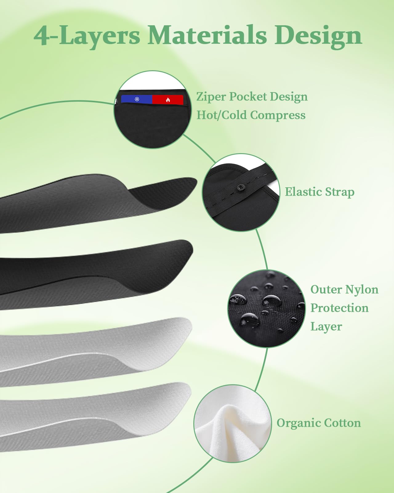 Texpot knee wrap stays in place during activity for mobility