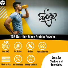 TGS Nutrition 100 Whey ingredient list highlights two-ingredient clean formula