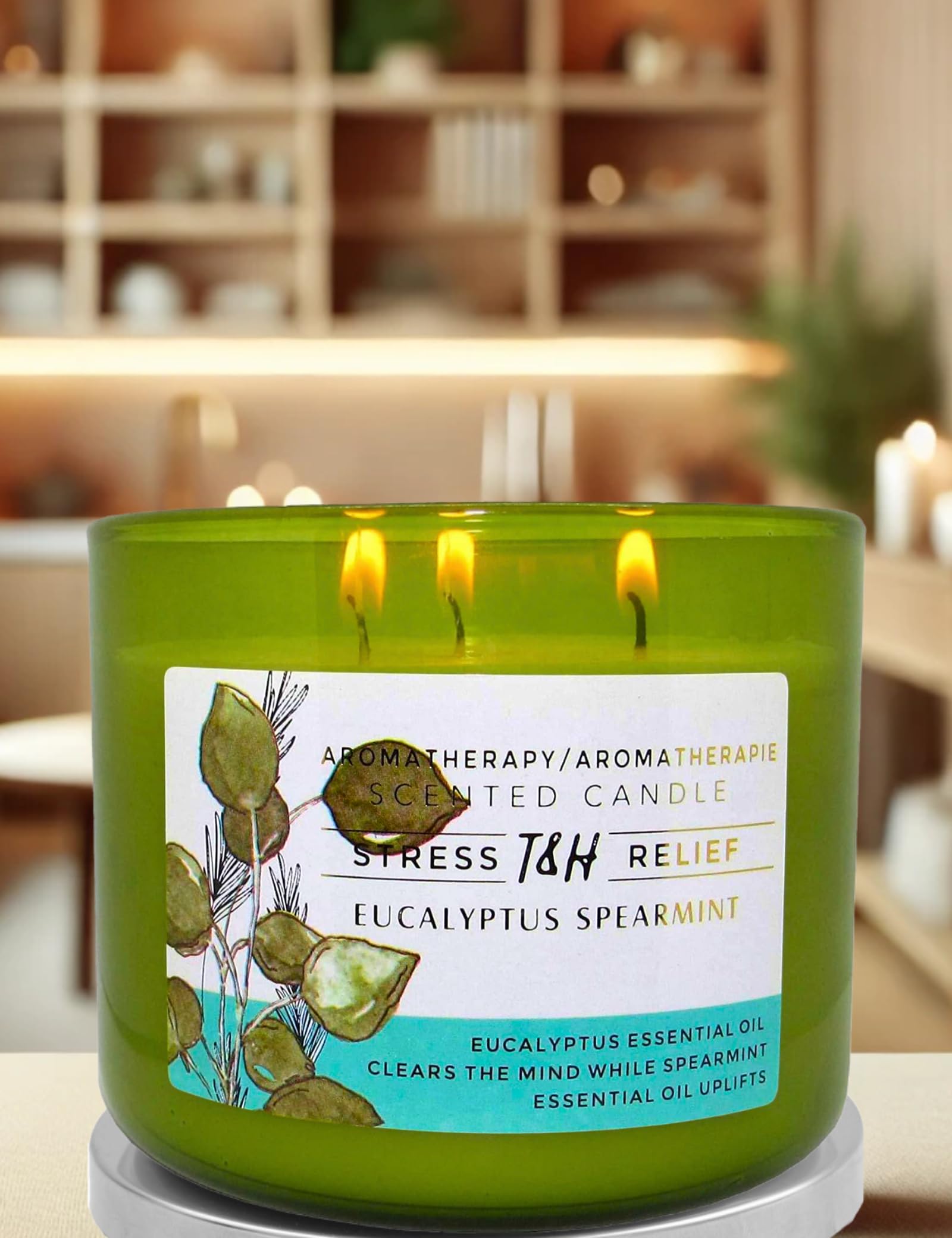 T&H Fresh morning routine in a workspace enhanced by spa notes.