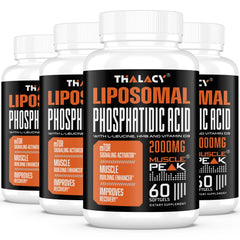 Thalacy 2000mg Liposomal PA bottle front view for potential muscle support.