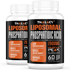 Thalacy 2000mg Liposomal PA bottle highlights high-potency formula for muscle support
