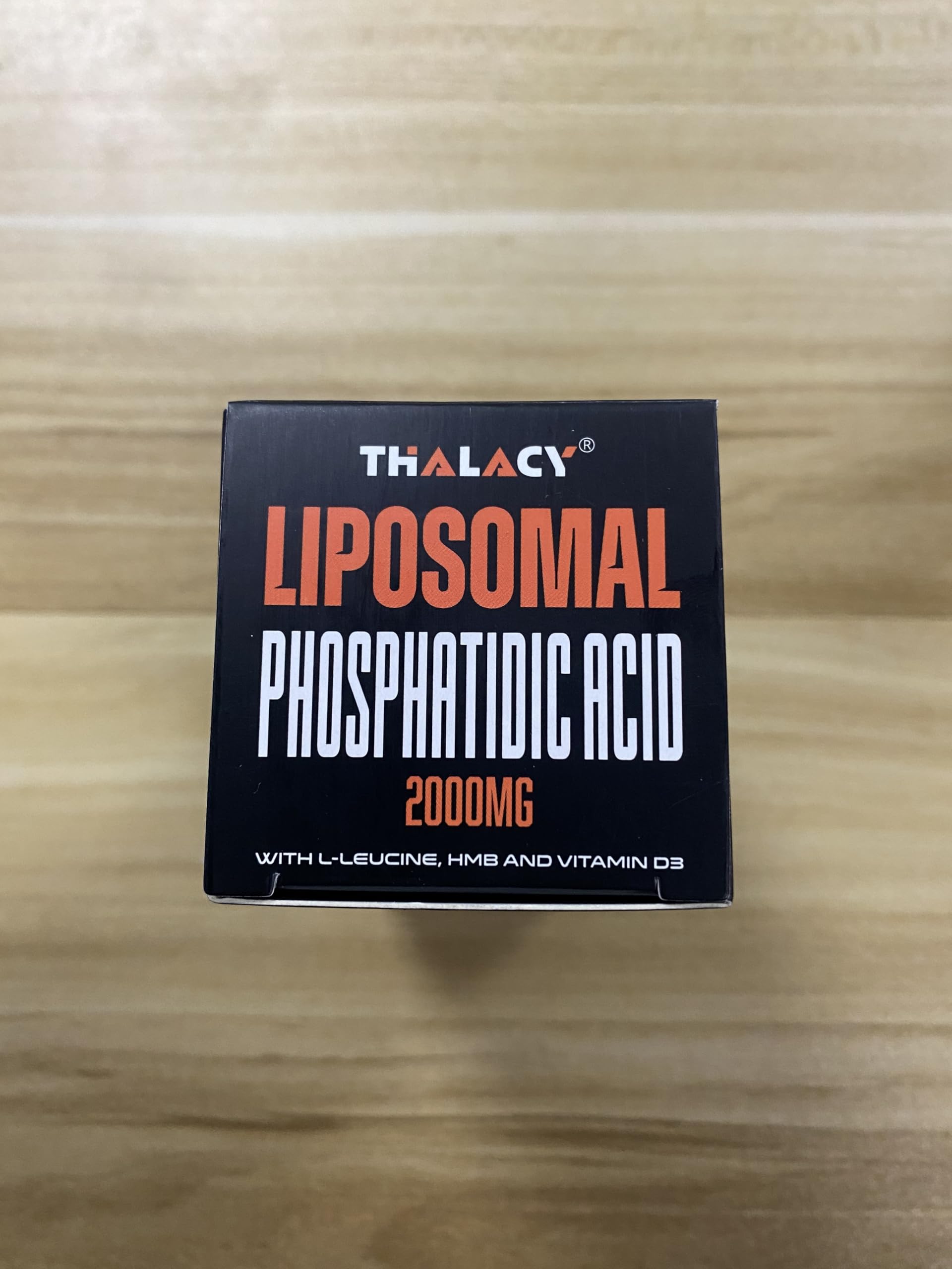 Thalacy 2000mg Liposomal PA daily prep image suggesting convenient daily routine.
