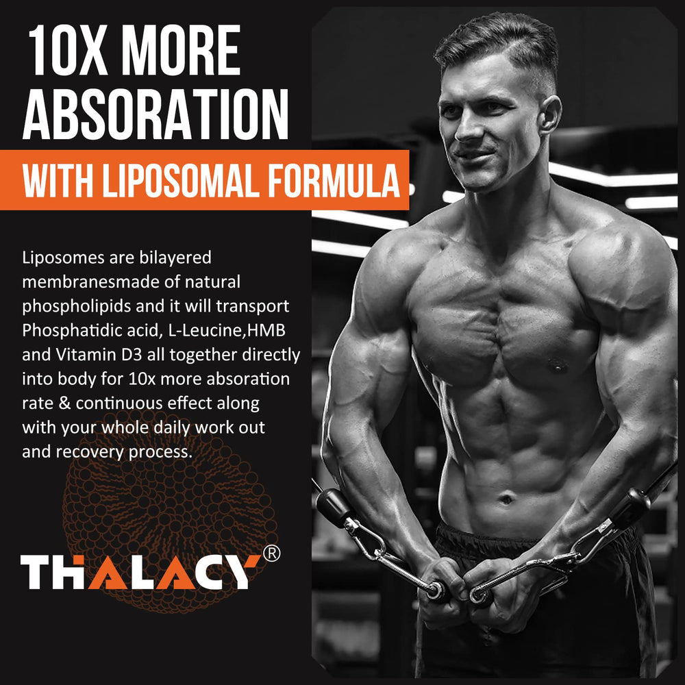 Thalacy product shot conveys premium, science-backed muscle support