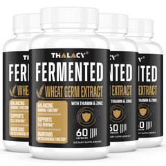 Thalacy Spermidine Wheat Germ bottle showing 13 mg per serving for daily wellness