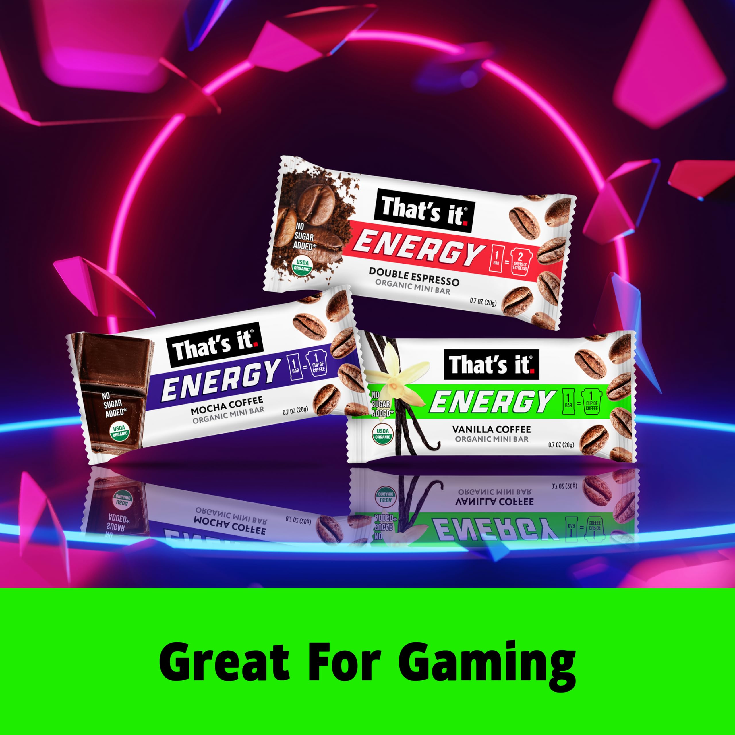 That’s it mocha packshot with rich coffee flavors and portability