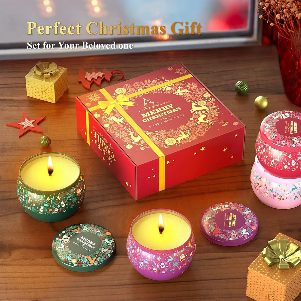 THAUSDAS Aromatherapy Christmas Candle gift-pack presentation inspires thoughtful gifting.