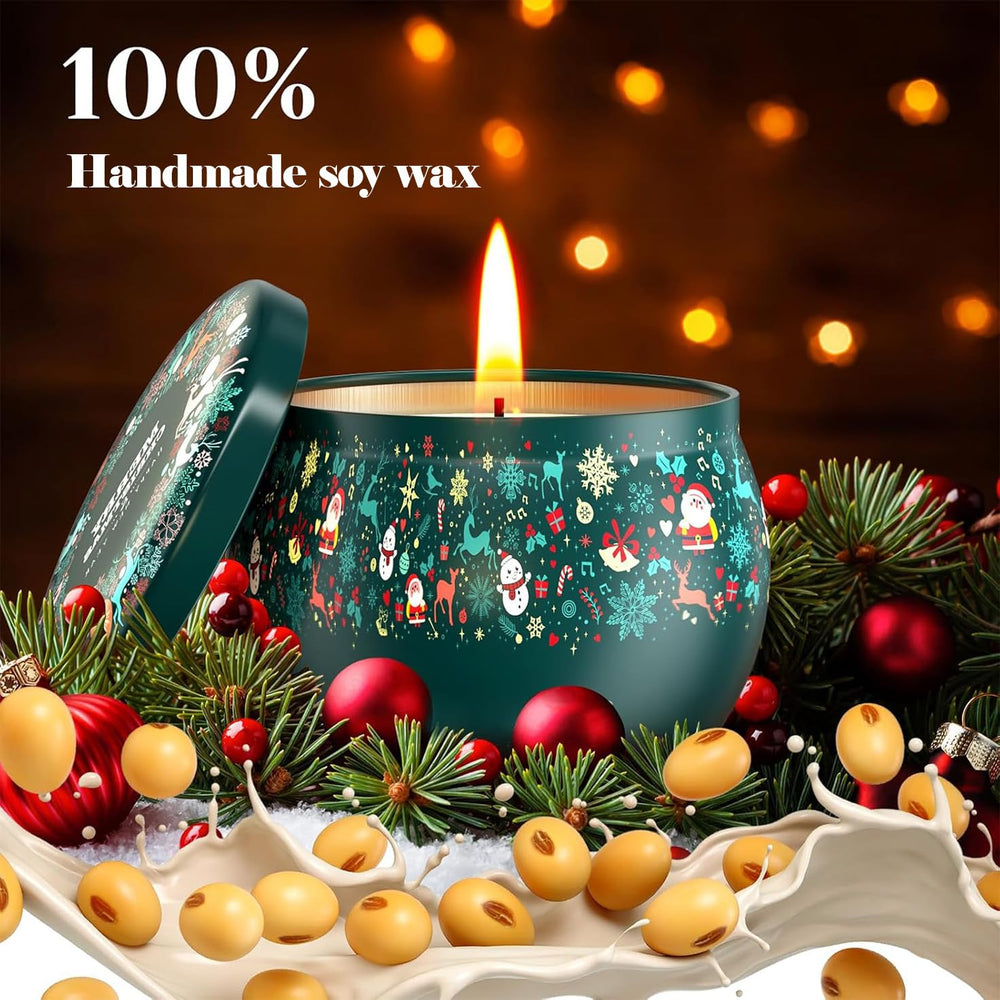 THAUSDAS Lavender scented candle tin relaxes the mind with herbaceous calm during evenings.