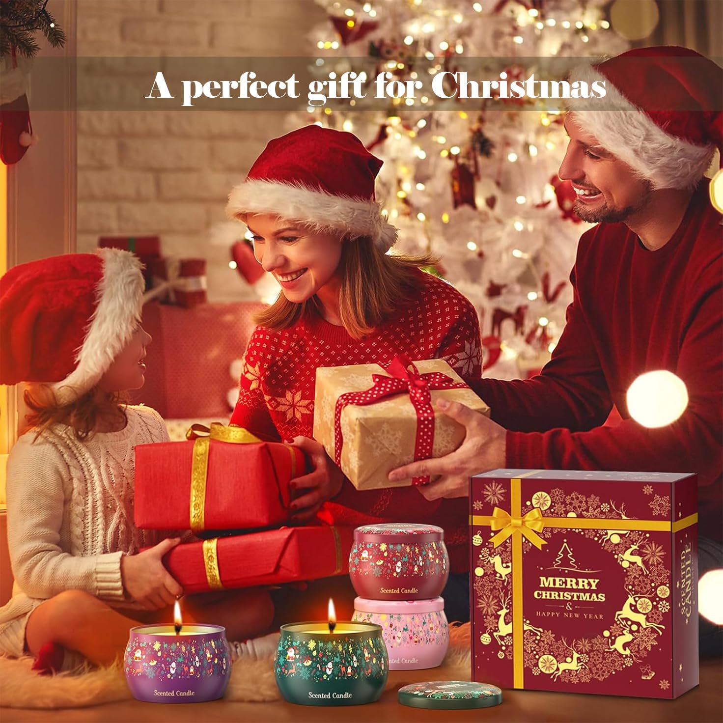 THAUSDAS Gift set in living room creates inviting ambience for guests and gatherings.
