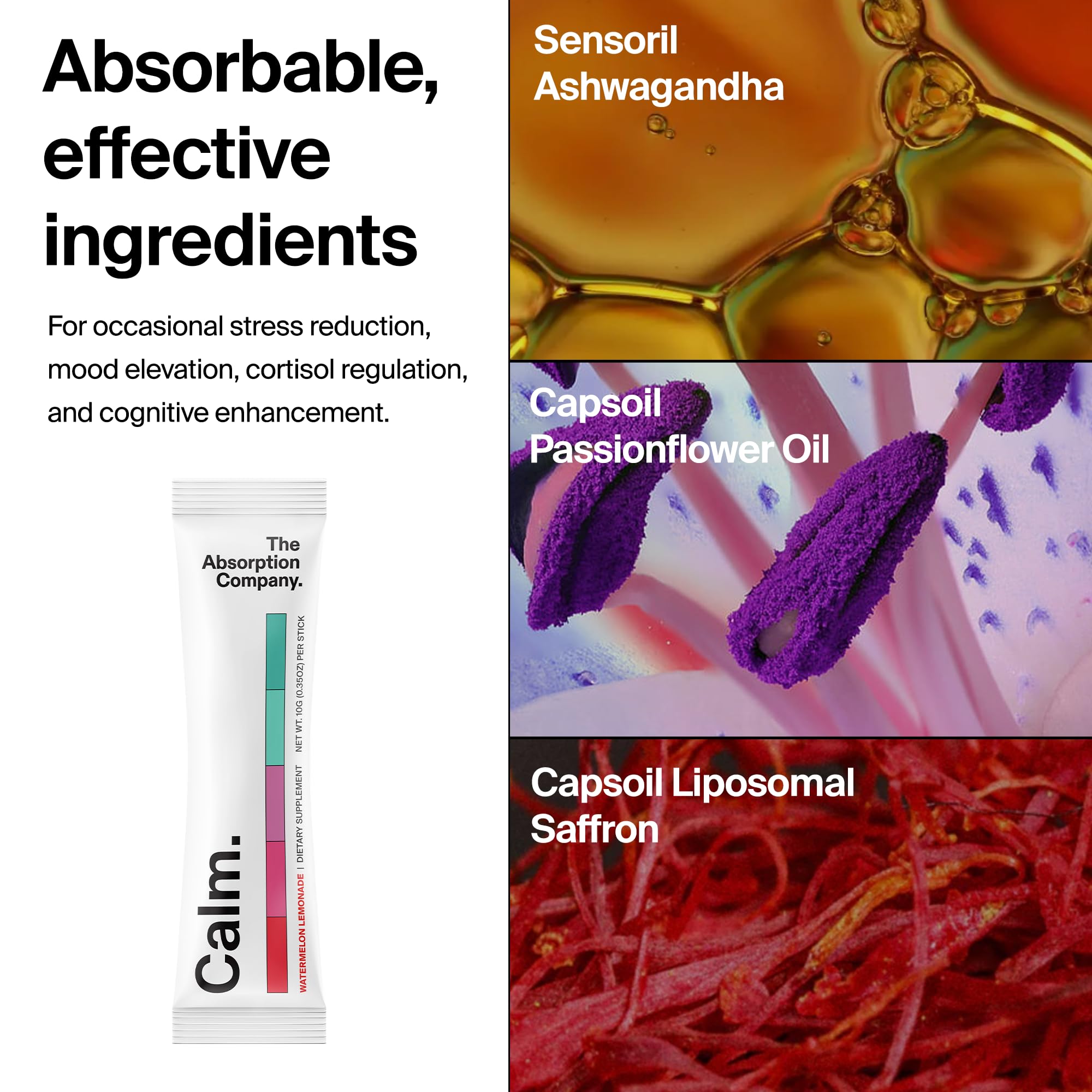 Calm Drink Mix dissolving in water for easy daily use