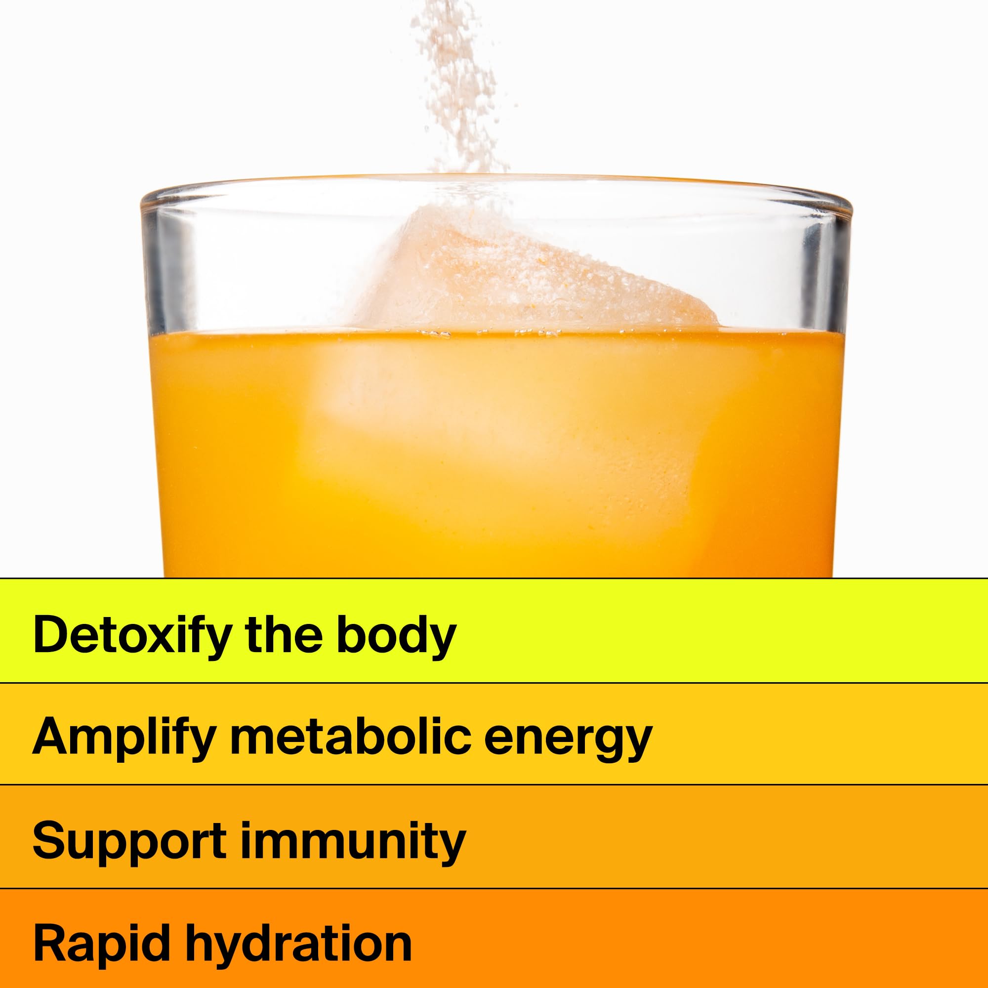 The Absorption Company electrolyte powder stick with mango lemonade for quick mixing.