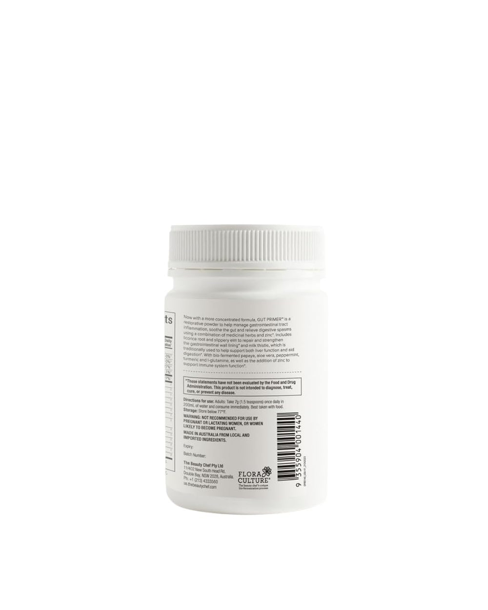 The Beauty Chef Gut Primer mixing into water illustrates a pleasant daily ritual.