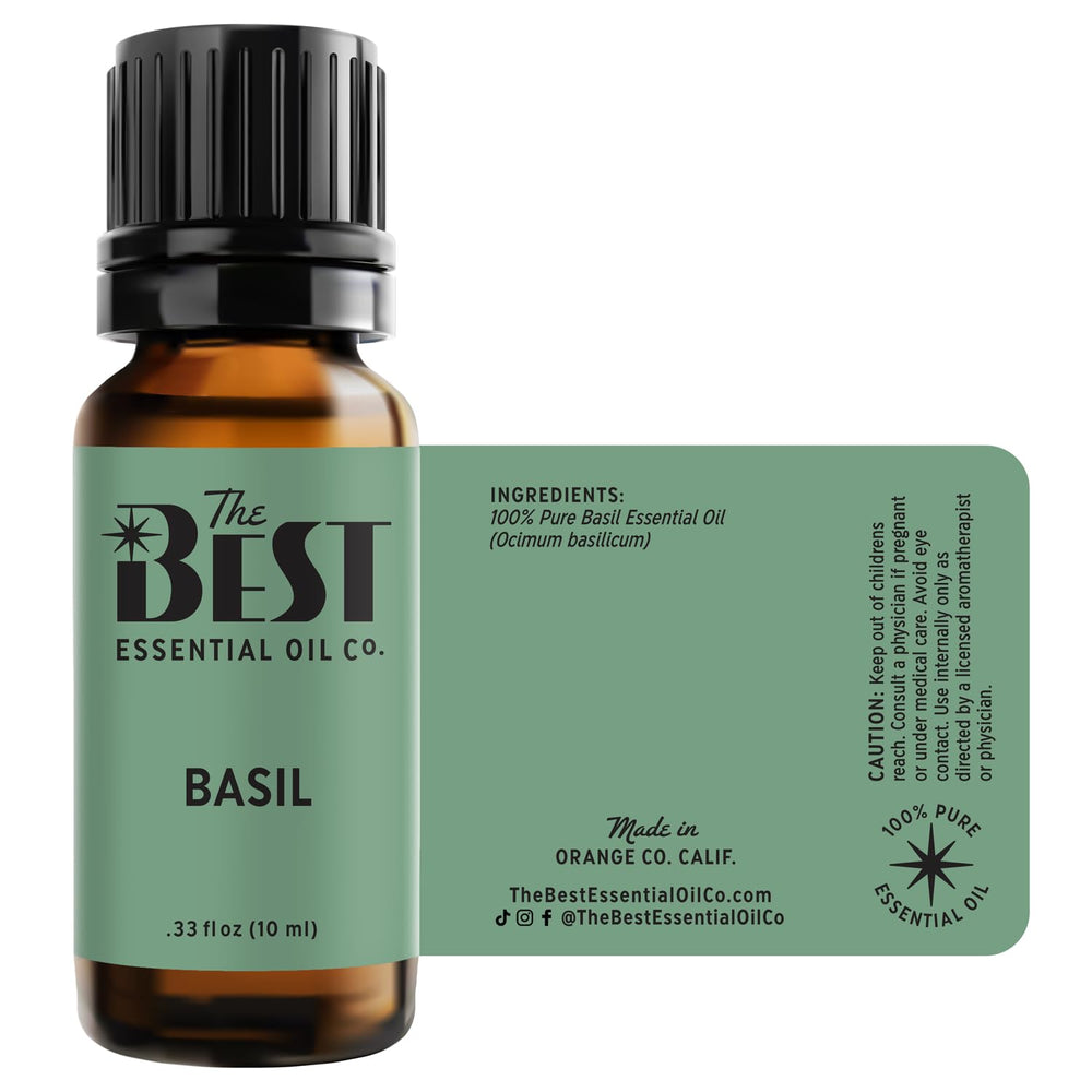 The Best Essential Oil Co Basil oil DIY recipes inspiration for custom blends.
