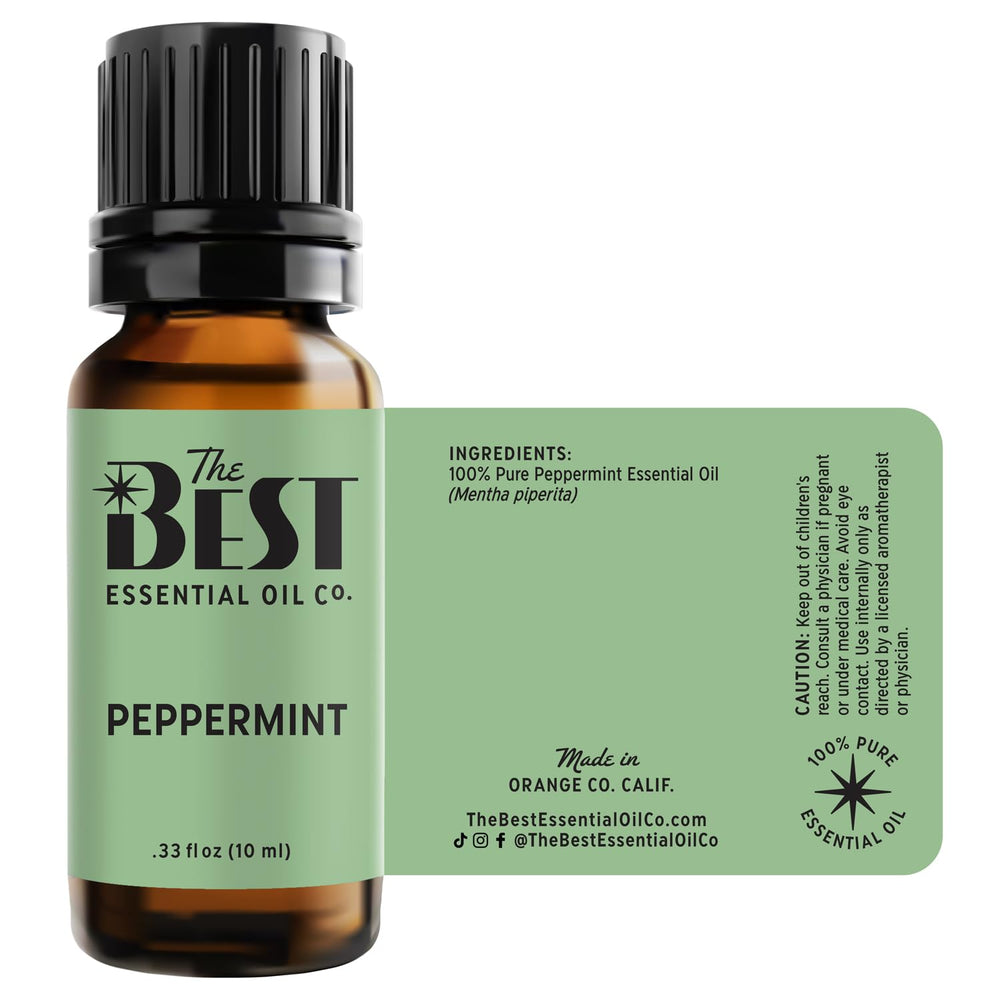 The Best Essential Oil Co California-bottled peppermint oil for premium quality.
