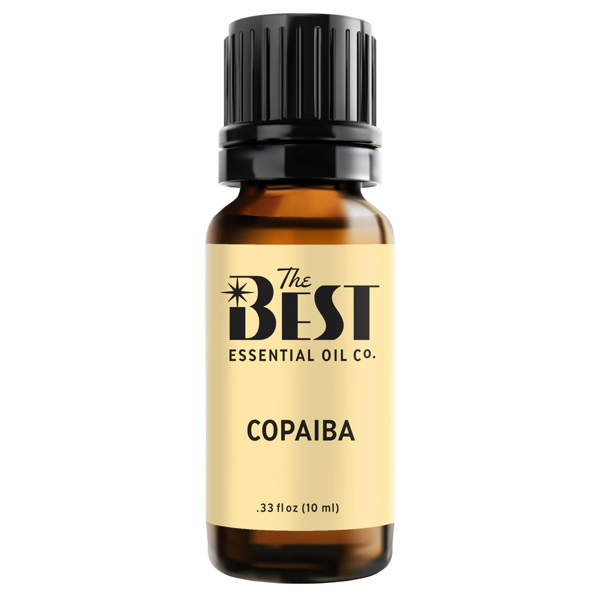 The Best Essential Oil Co Copaiba oil bottle ready for diffusion, promoting calm and focus.