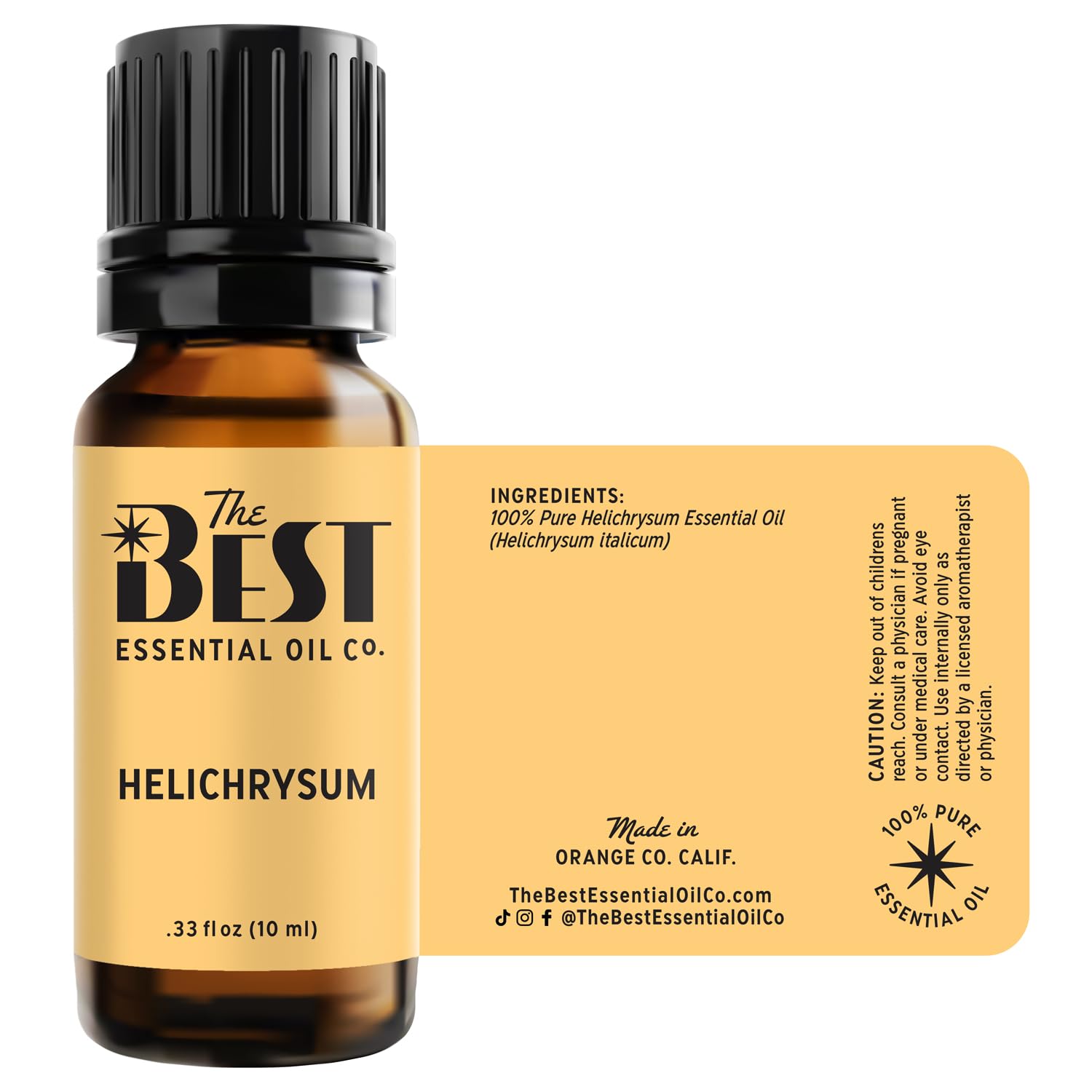 Gift-ready packaging of The Best Essential Oil Co Helichrysum for gifting