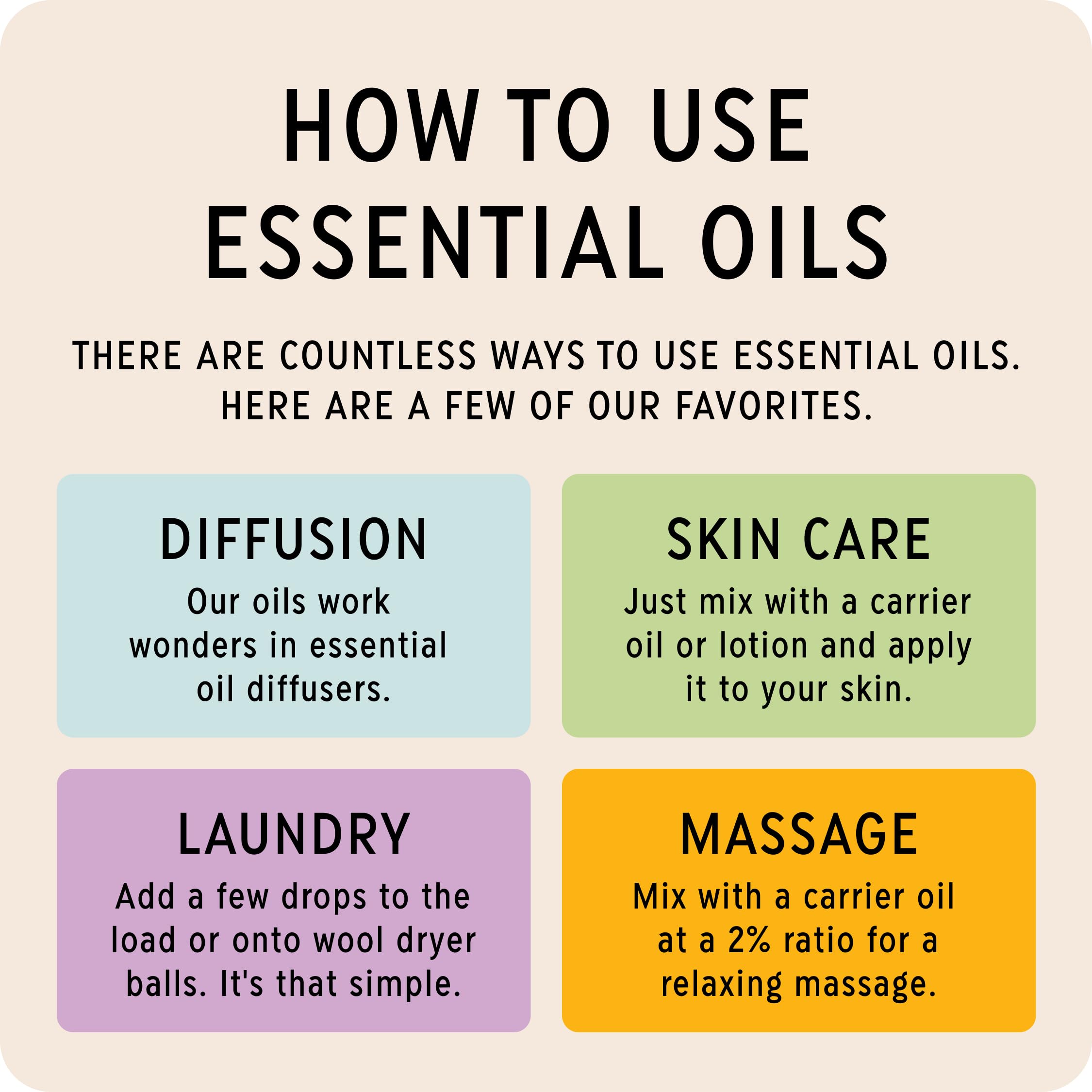 The Best Essential Oil Co Headache + Migraine blend pour closeup shows usage option