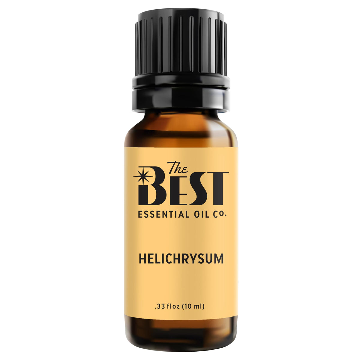 The Best Essential Oil Co Helichrysum bottle front for uplifting aromatherapy