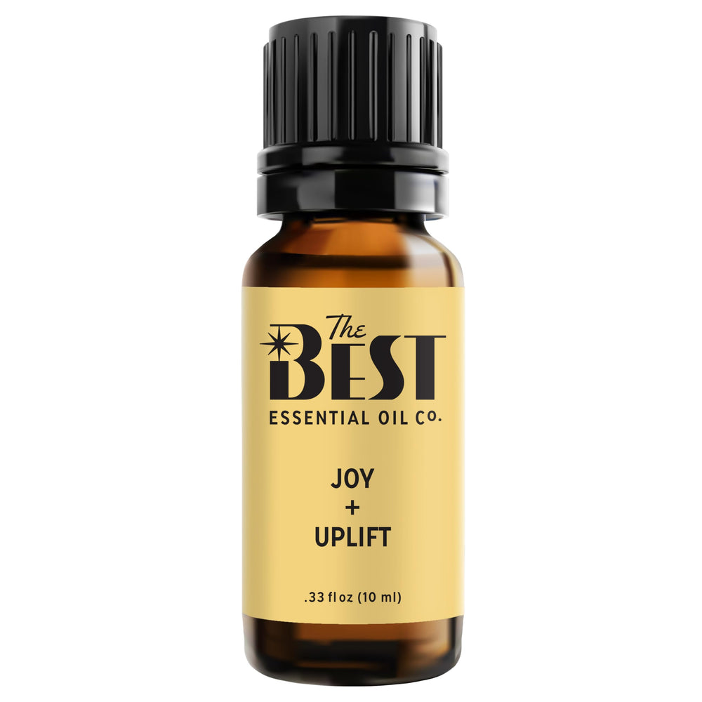 The Best Joy + Uplift bottle ready for diffuser use to boost mood.
