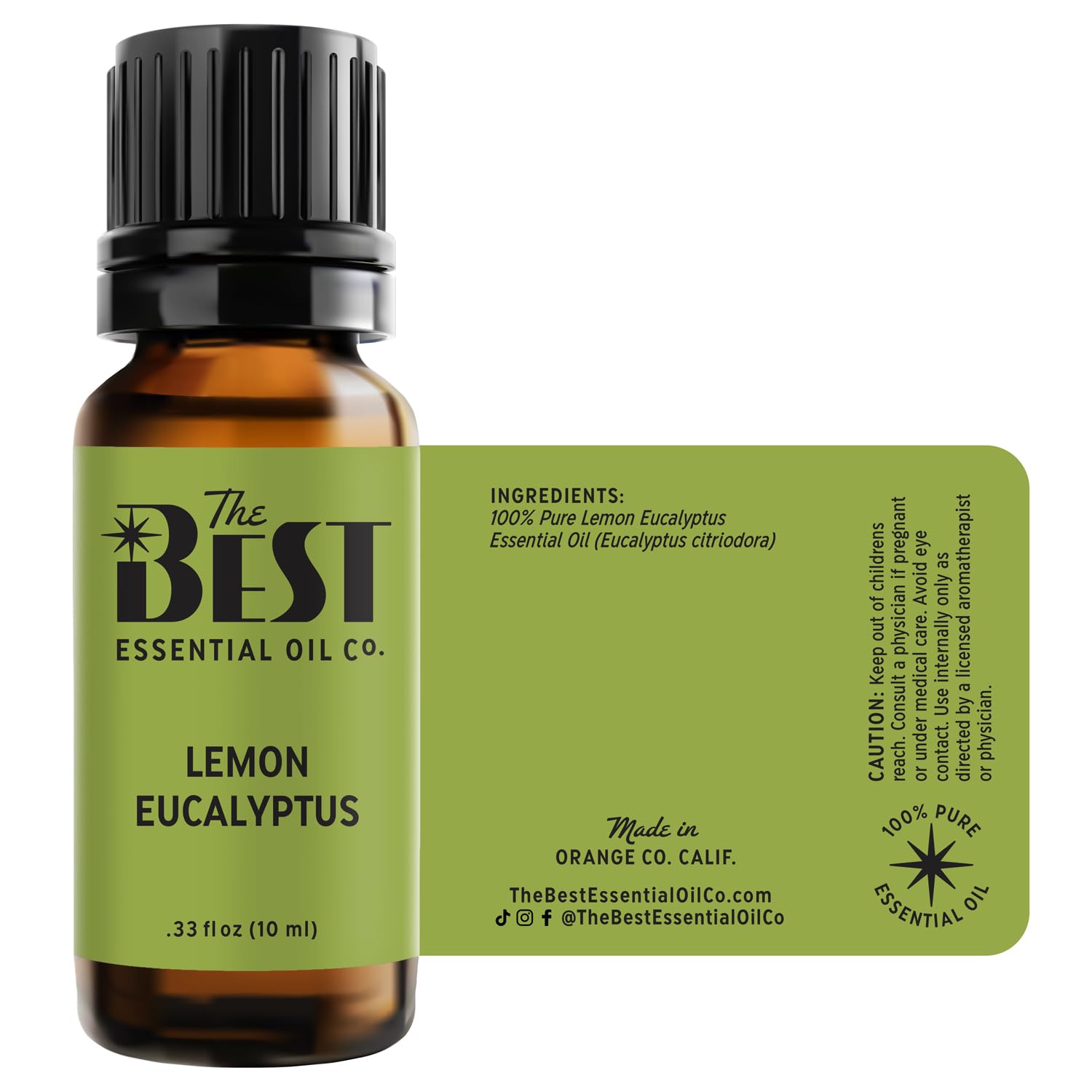 The Best Essential Oil Co Lemon Eucalyptus aroma boosts mood and focus