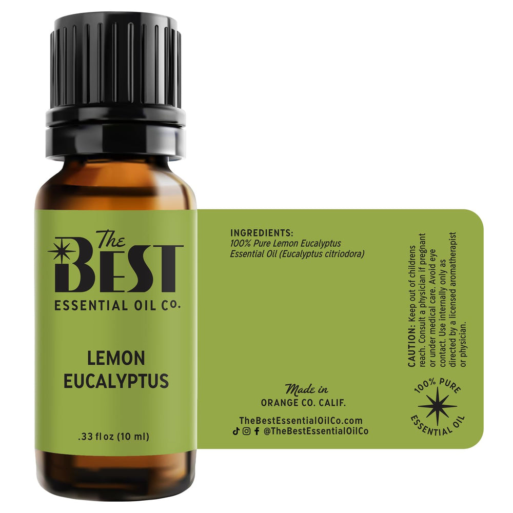 The Best Essential Oil Co Lemon Eucalyptus aroma boosts mood and focus