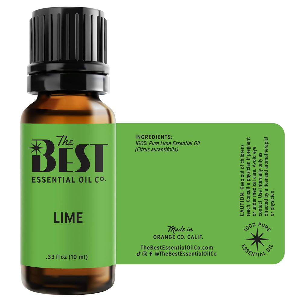 The Best Essential Oil Co Lime oil free from synthetics for rooms.