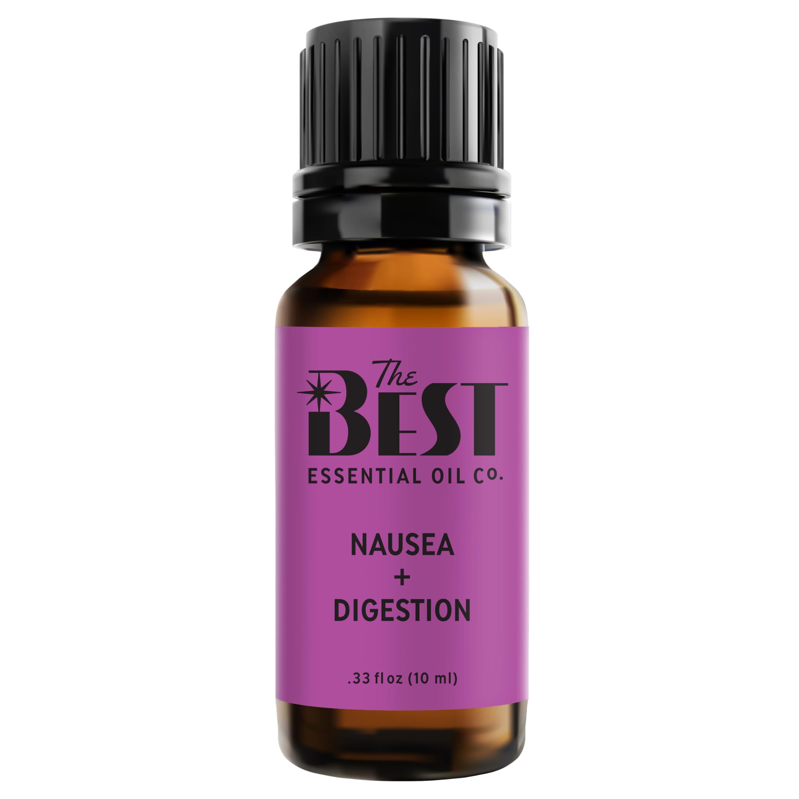 The Best Essential Oil Co nausea-digestion bottle pour promotes calm aromatherapy on demand