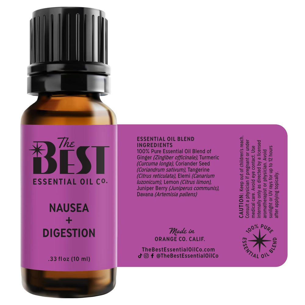 The Best Essential Oil Co nausea-digestion tangerine-scent evokes bright citrus and balance