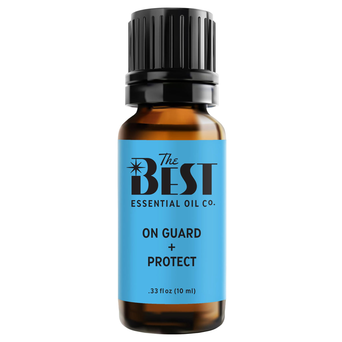 The Best Essential Oil Co On Guard Protect bottle front for premium diffusion.