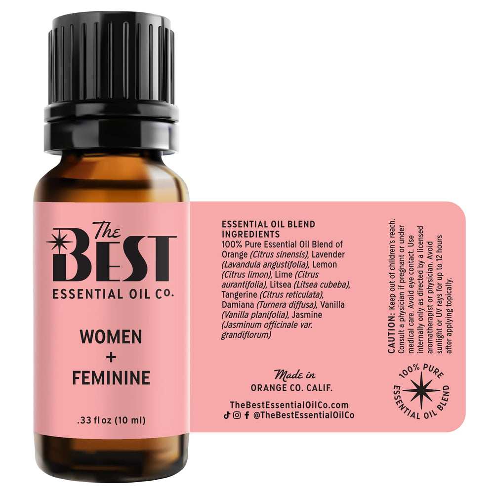 The Best Essential Oil Co Women Feminine Blend damiana accent supports gentle mood pairing