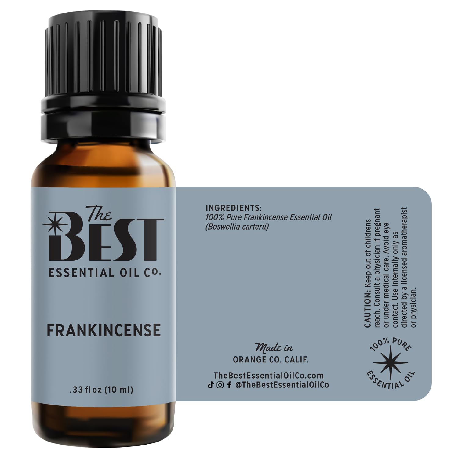 The Best Essential Oil Co Frankincense spa-massage-setup evokes calming rituals.