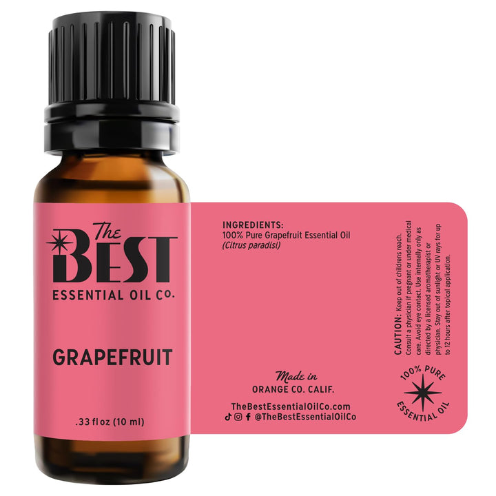 The Best Grapefruit Essential Oil gift pack highlighting vibrant citrus