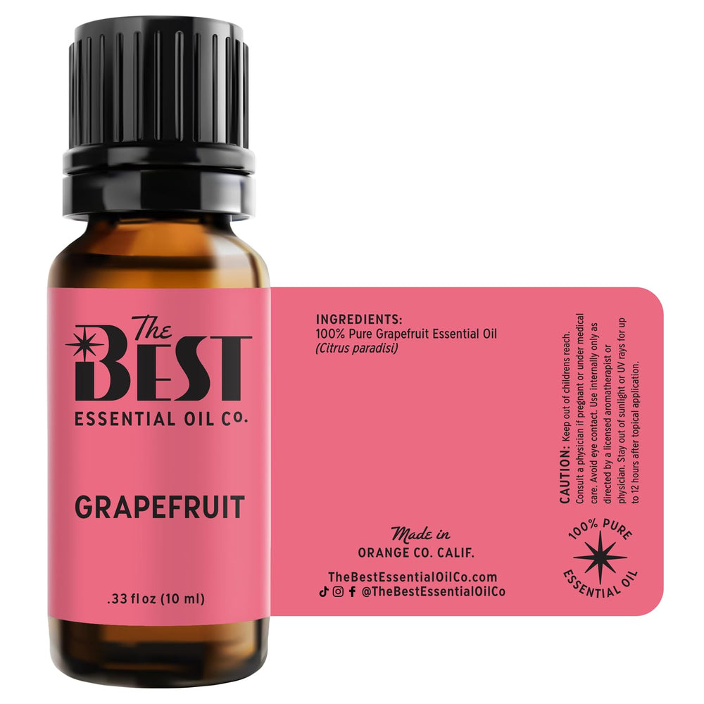 The Best Grapefruit Essential Oil gift pack highlighting vibrant citrus