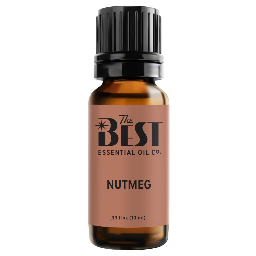 The Best Nutmeg Essential Oil bottle ready for aromatherapy sessions.