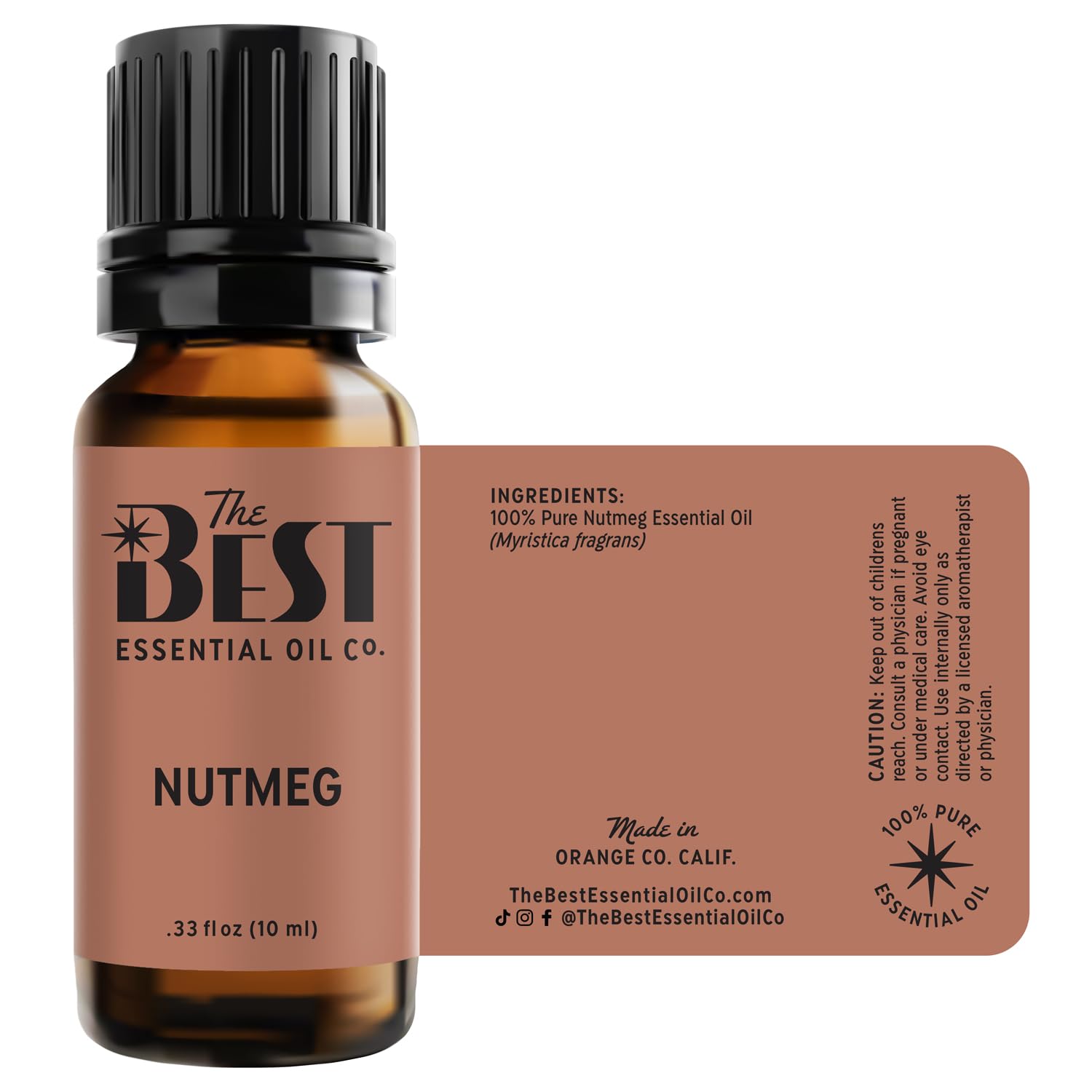 The Best Nutmeg Essential Oil seeds close-up signaling natural origins.