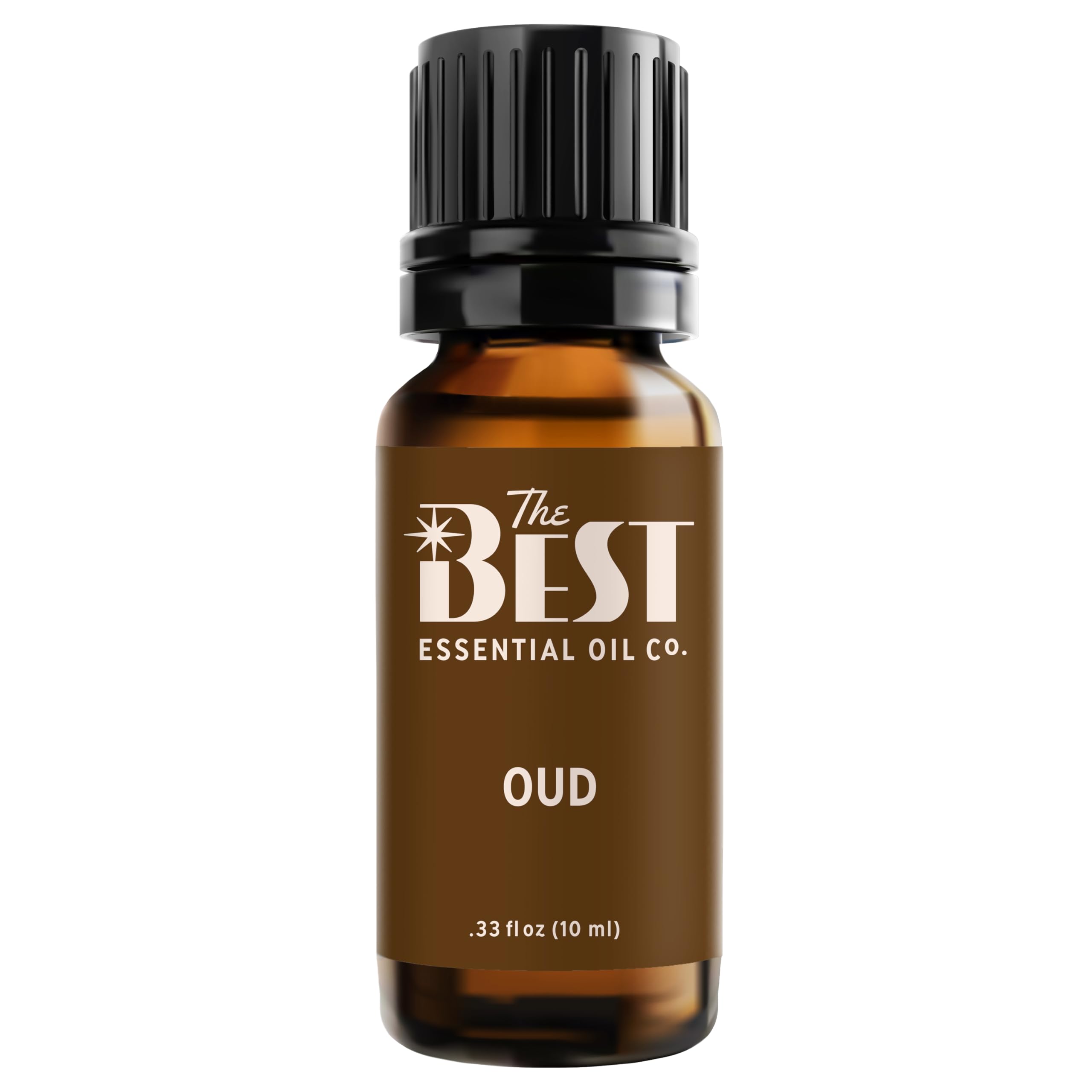 The Best Oud essential oil bottle front, ideal for at-home aromatherapy