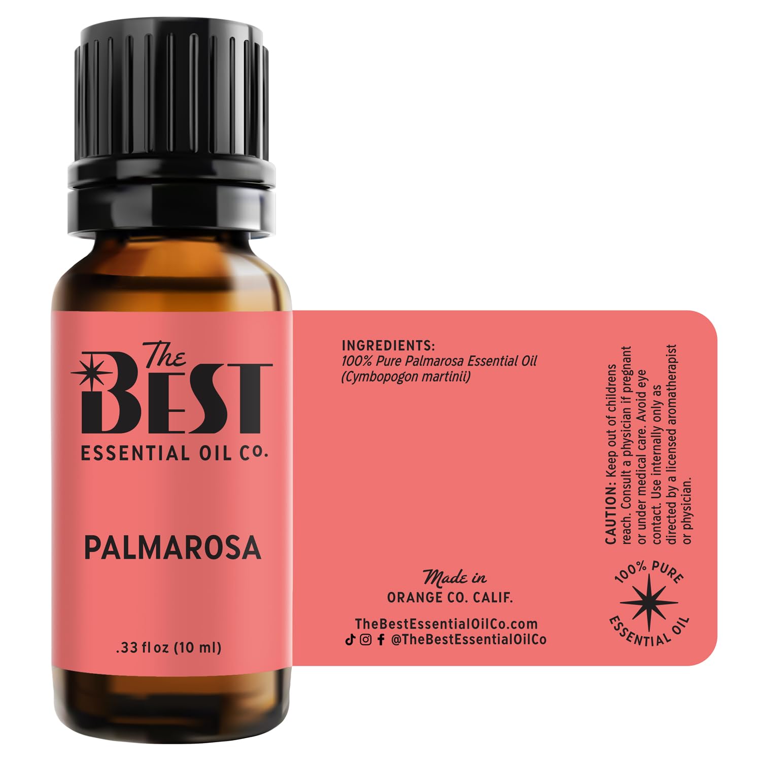 The Best Palmarosa oil massage carrier supports relaxing blends.