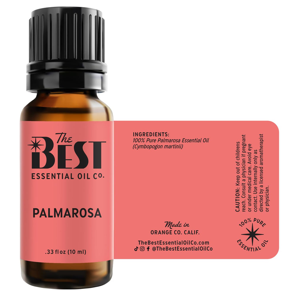 The Best Palmarosa oil massage carrier supports relaxing blends.