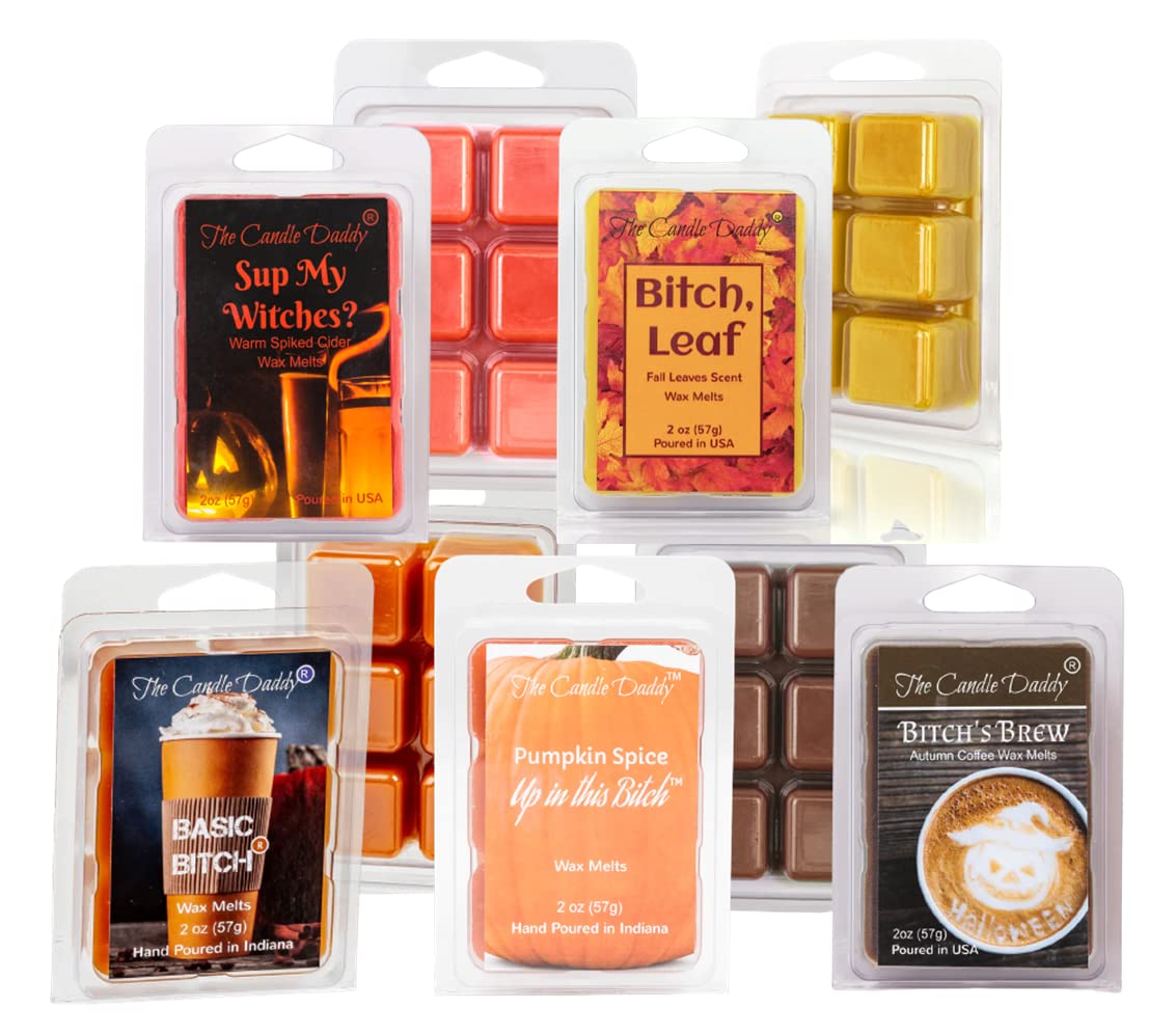The Candle Daddy Fiercely Fall 5 Pack front view for cozy autumn vibes.
