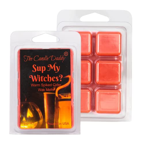 The Candle Daddy Sup My Witches melt blends warm cider notes for festive ambiance.