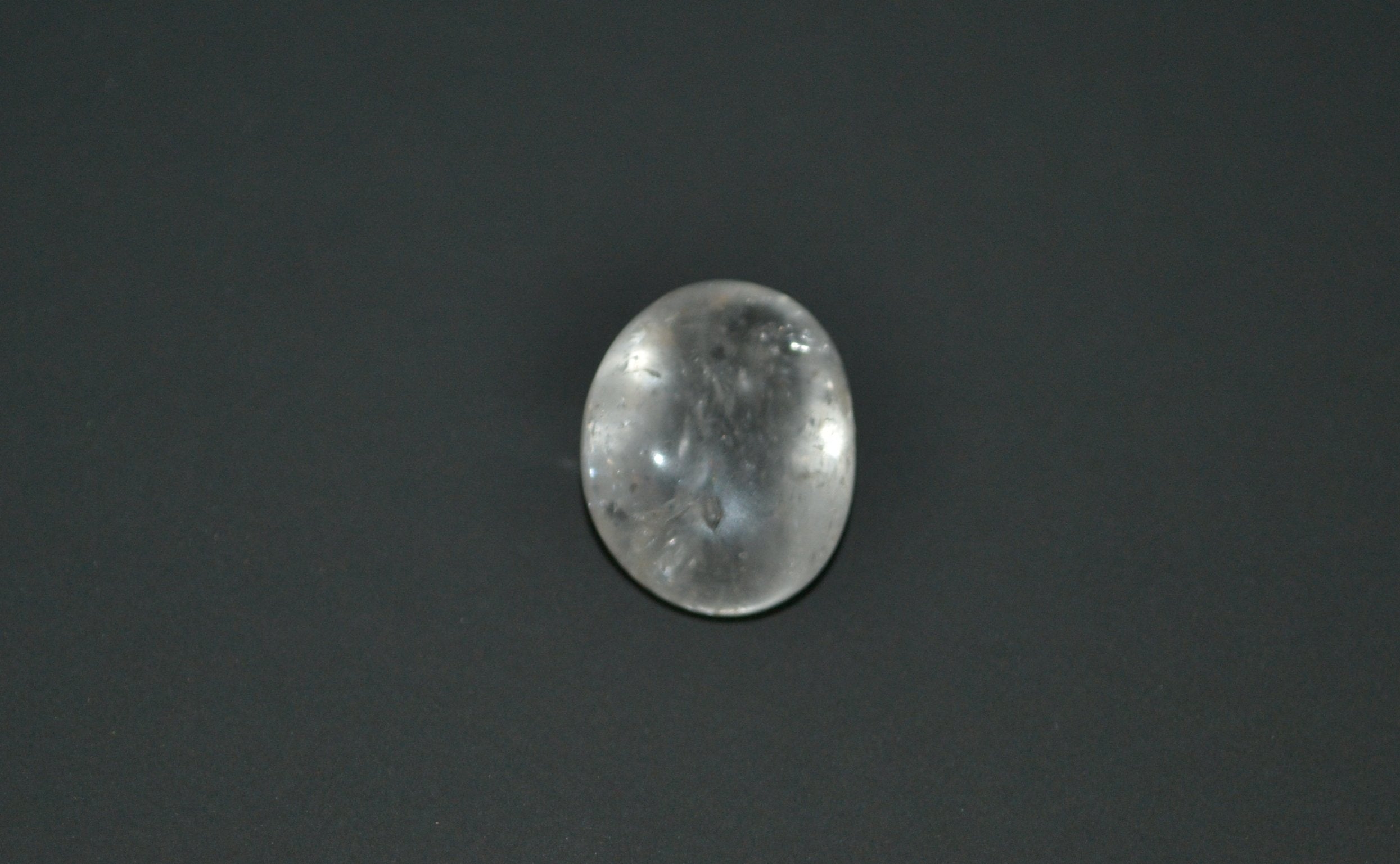 The Chrysalis Stone Clear Quartz tumbled stone emphasizes clarity for meditation and mindfulness.