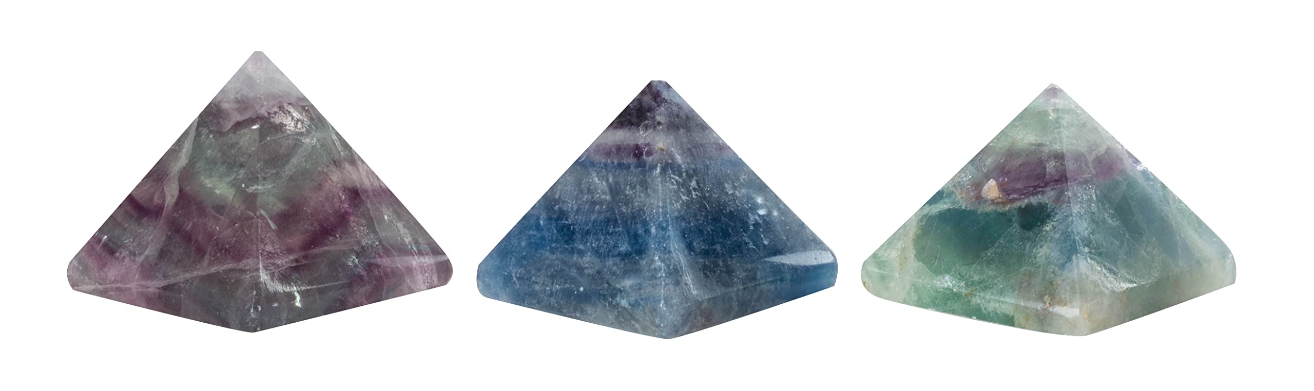 Dry natural look highlights natural fluorite carved by masons