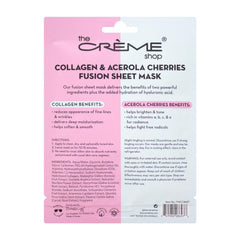 The Crème Shop ingredients close-up highlighting acerola cherry benefits