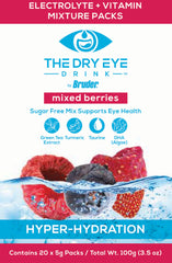 Stirring The Dry Eye Drink into water to boost hydration