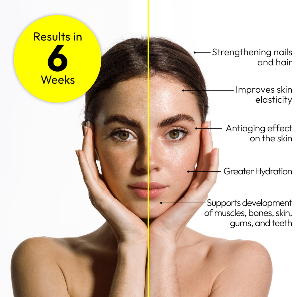 The Everyday Lab hyaluronic acid biotin drops near glass for hydration