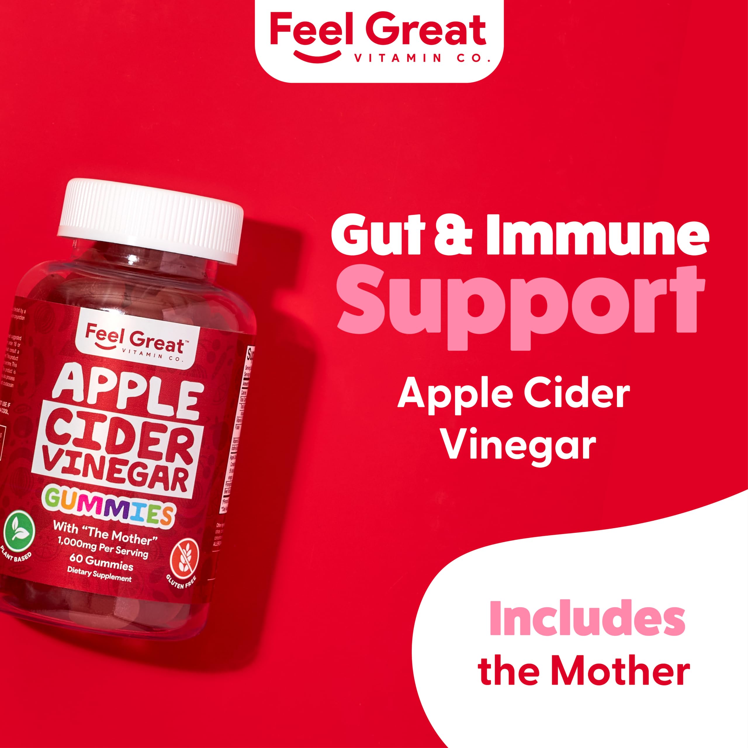 ACV Gummies on a clean white background emphasizing simplicity