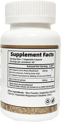 The Fit Beetle Lions Mane empty capsule illustrates easy daily dosing and customization.