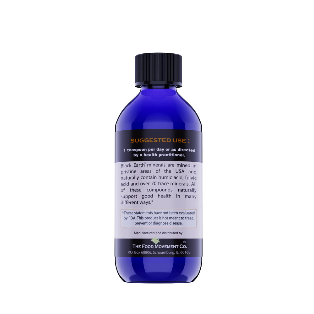 THE FOOD MOVEMENT CO. Fulvic acid liquid dispensing shows easy dosing for daily use.