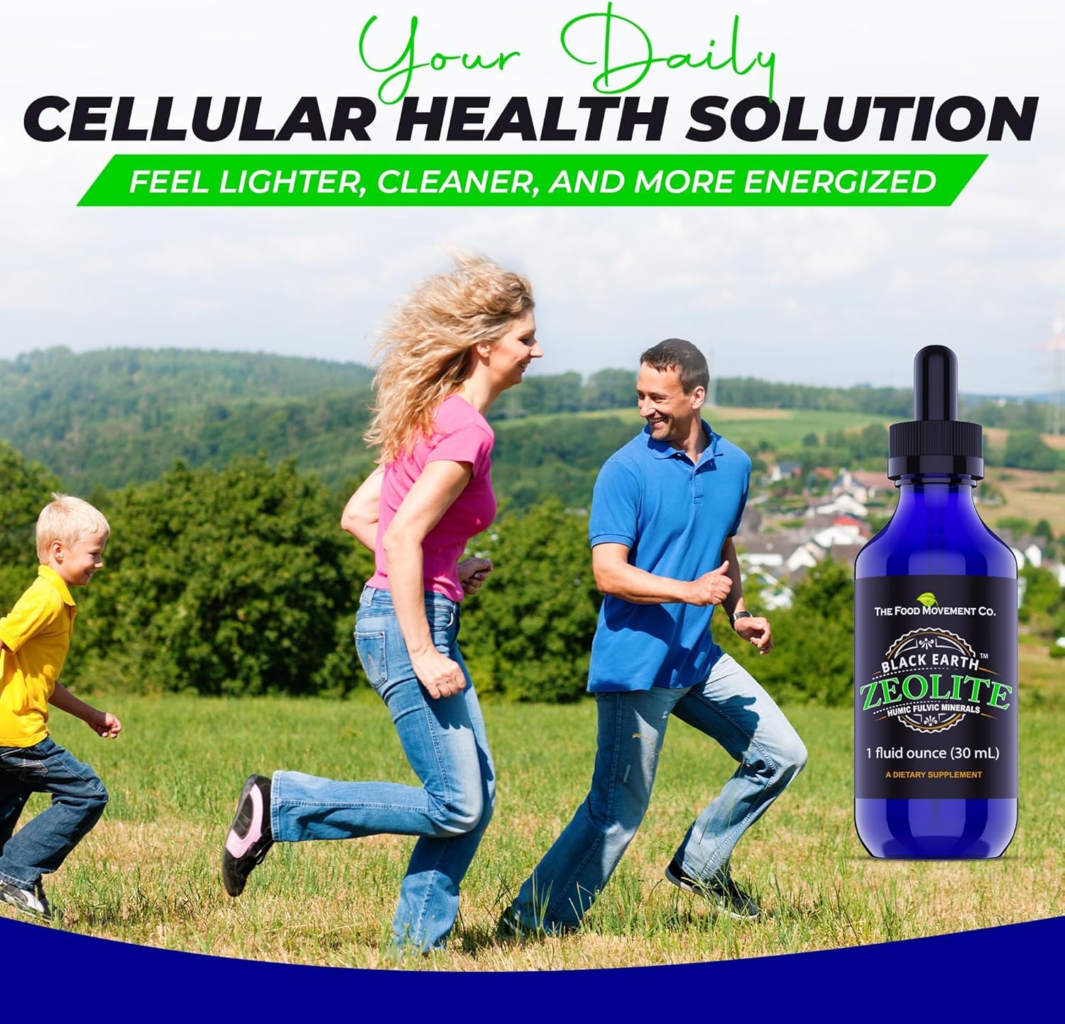 Kid-friendly dosing scene showcasing approachable use of drops