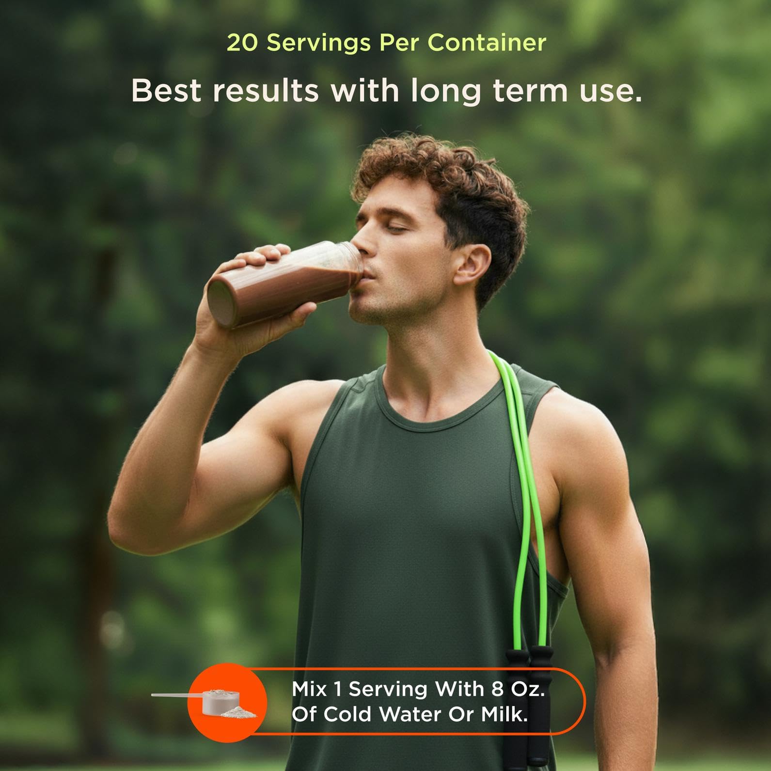 Complete protein profile with all nine essential amino acids in The Genius Brand powder