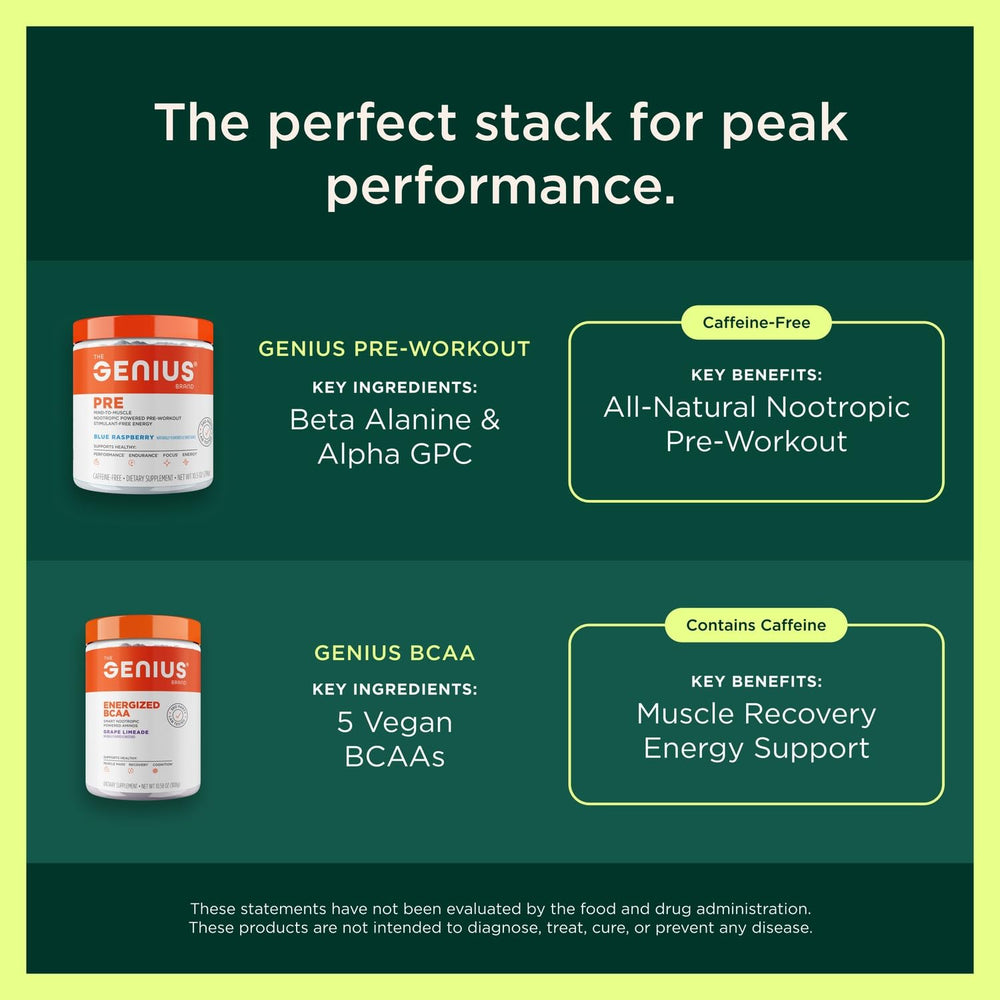 Genius Muscle MyoEdge highlight showing HMB and Vitamin D for muscle health.